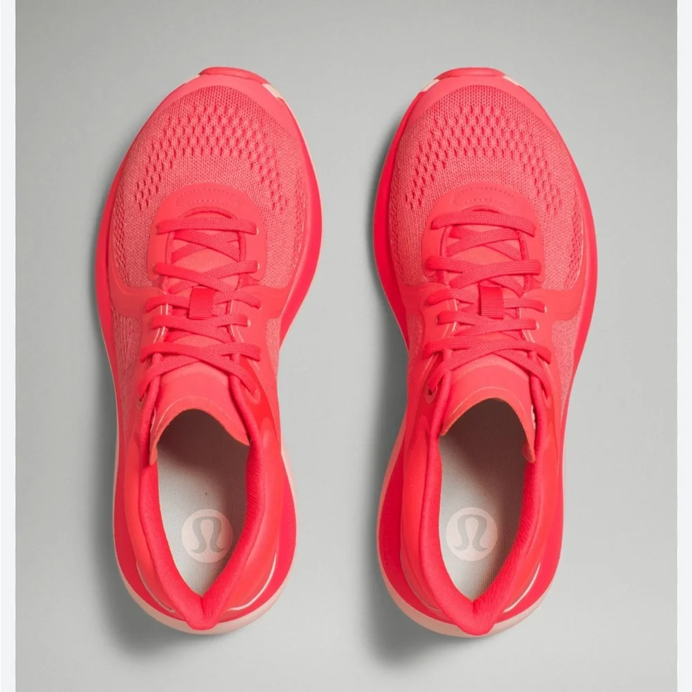 lululemon athletica Women's Bright Coral Running Sneakers - Picture 1 of 6
